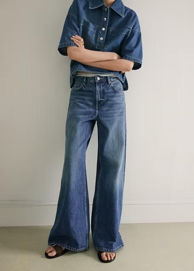 Blue Flare Jeans