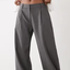 Grey Pleated Trousers