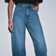 Mid-Wash Straight Jeans