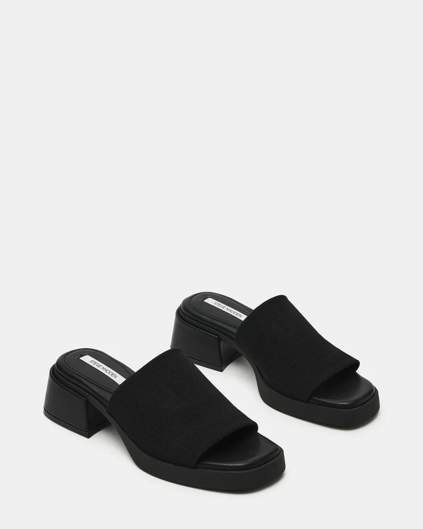 Black Mule Sandals