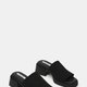 Schwarze Mesh-Mules mit Blockabsatz