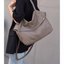 Übergroße Hobo-Bag in Taupe