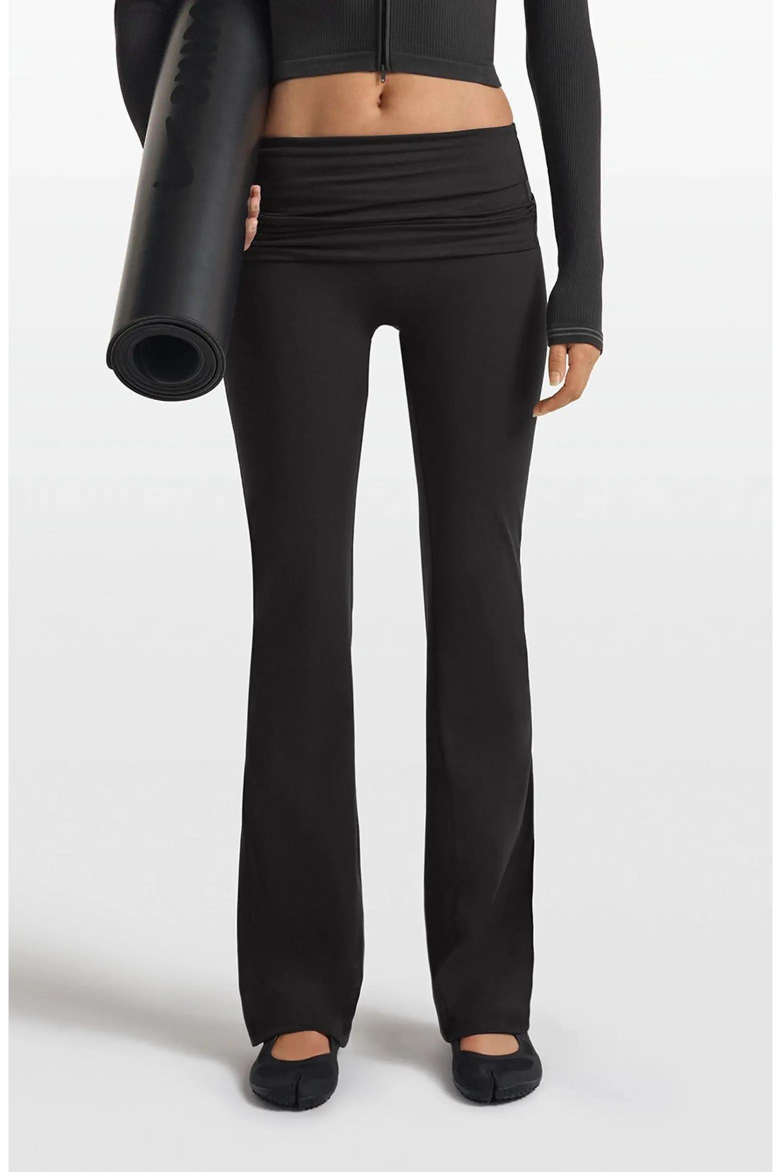 Black Flared Leggings
