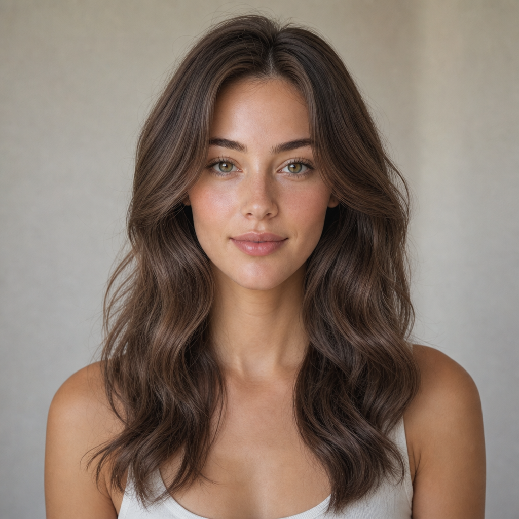 Effortless Beach Waves — hairstyle for heart-shaped face