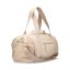 Beige Nylon Duffel Bag