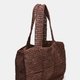 Brown Woven Tote Bag