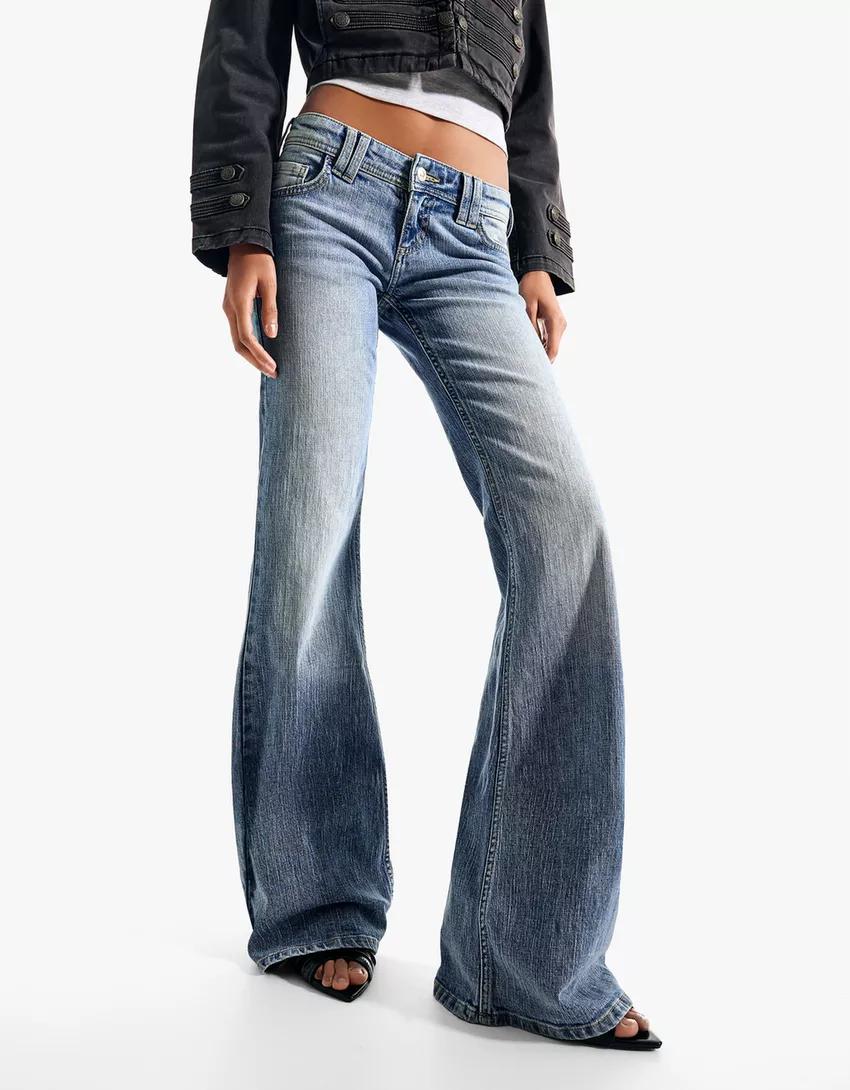 Blue Flared Jeans
