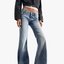 Blue Flared Jeans