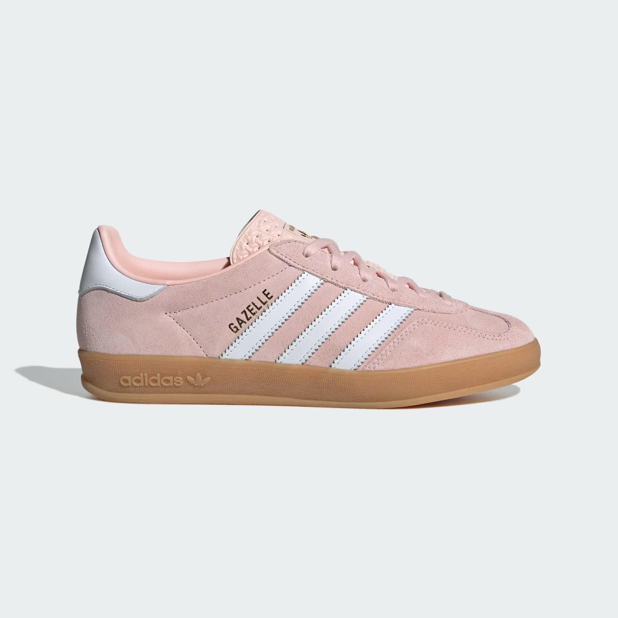 Pink Suede Low-Top Sneakers