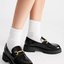 Black Chunky Bit Loafers