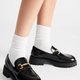 Black Chunky Bit Loafers