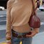 Camel Off-Shoulder Sweater