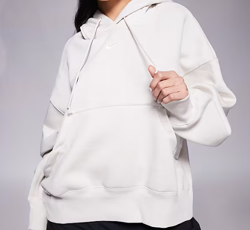 White Oversized Hoodie