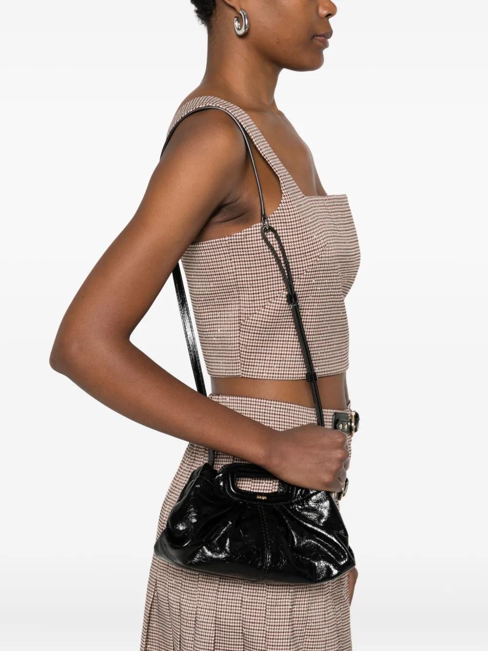 Black Patent Shoulder Bag