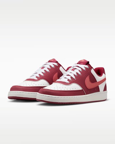 Rot-weiße Low-Top-Sneaker