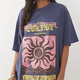 Navy Sun Graphic T-Shirt