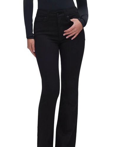 Black High-Waisted Flare Jeans