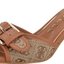 Brown Heeled Mules