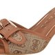 Brown Heeled Mules