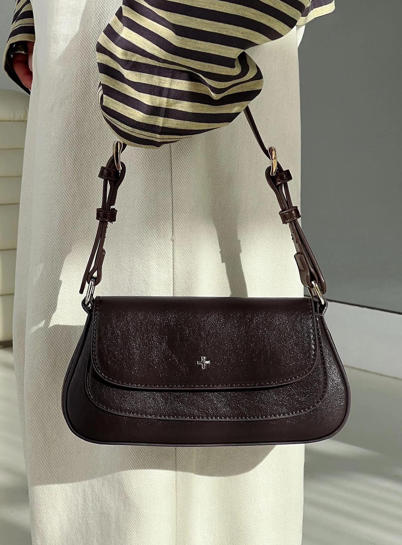 Dark Brown Shoulder Bag