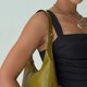 Olive Patent Shoulder Bag