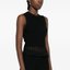 Black Peplum Knit Tank