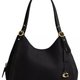 Schwarze Coach Hobo-Bag