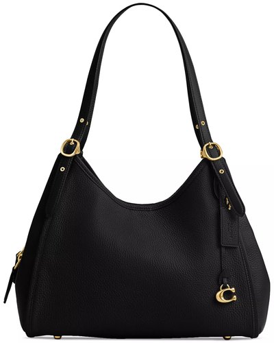 Schwarze Coach Hobo-Bag