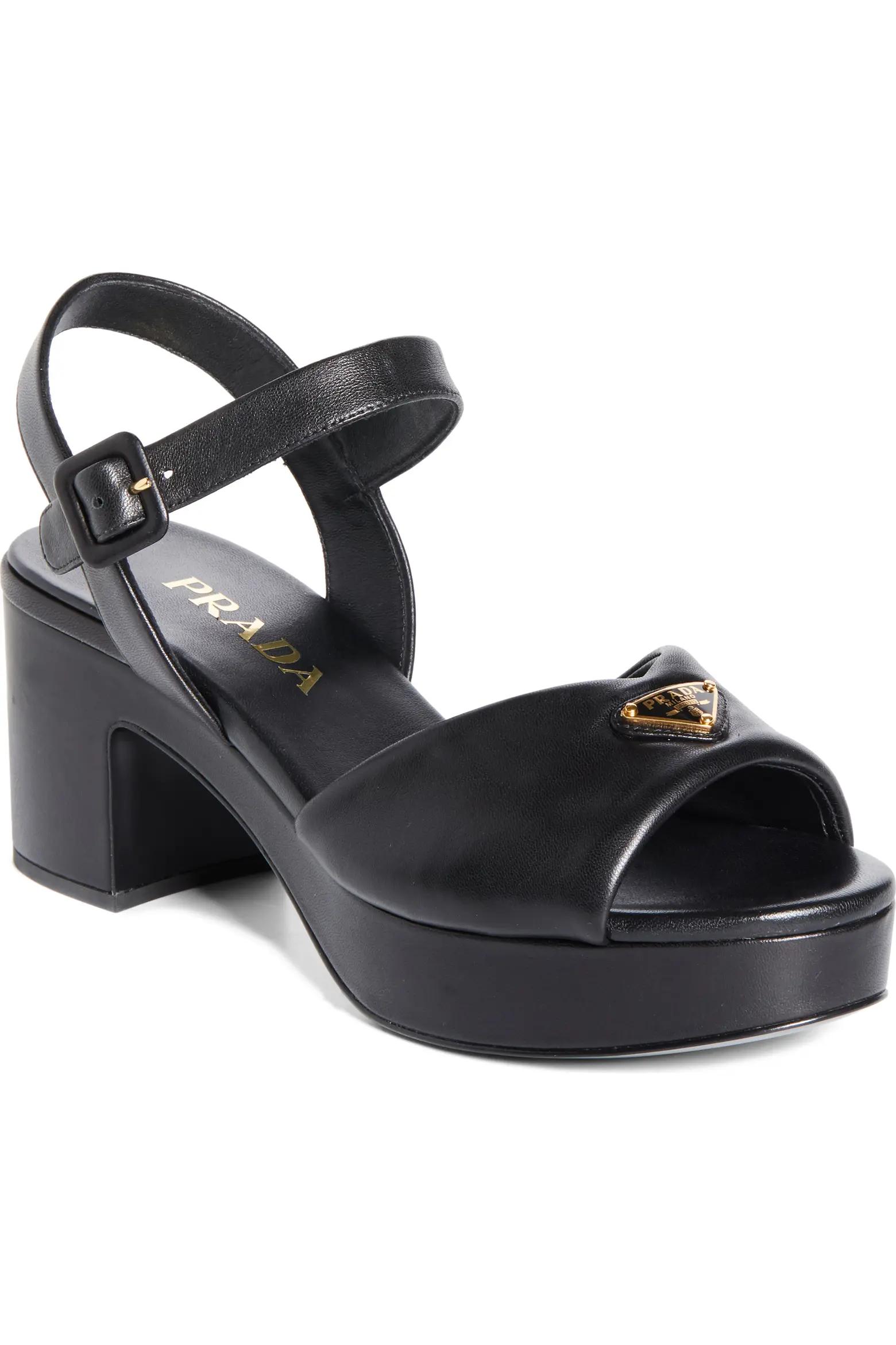 Black Platform Sandals