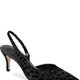Black Leopard Slingback Heels