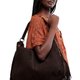Brown Fringed Shoulder Bag