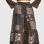 Dark Patchwork Palazzo Pants