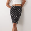 Black Polka Dot Midi Skirt