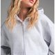 Grey Zip Hoodie