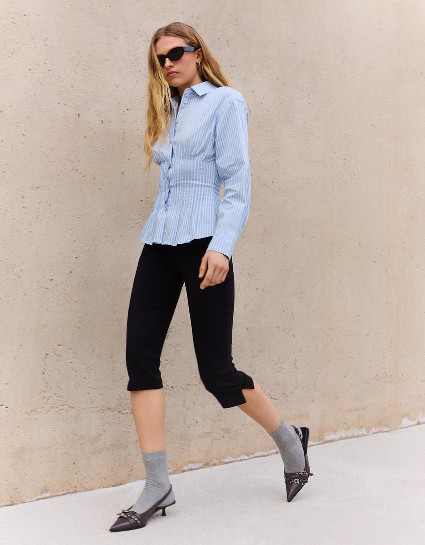 Light Blue Striped Shirt