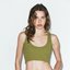 Olive Ribbed Crop Tank