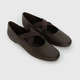 Dark Brown Ballet Flats