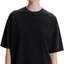 Black Oversized Washed Tee