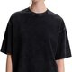 Black Oversized Washed Tee