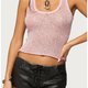 Blush Pink Sequin Tank Top