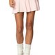 Pink Bow Detail Mini Skirt