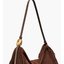 Brown Suede Fringe Hobo Bag