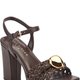 Brown Woven Platform Sandals