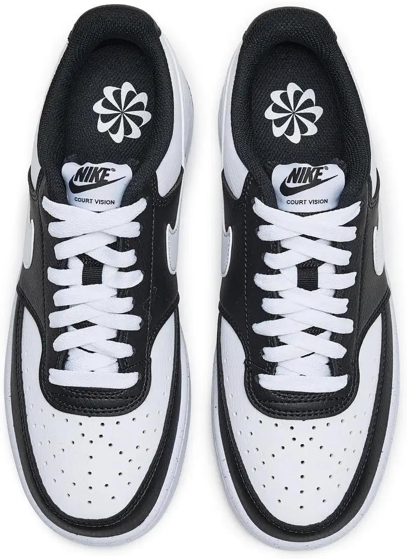 Black and White Low-Top Sneakers