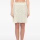 White Floral Mini Skirt