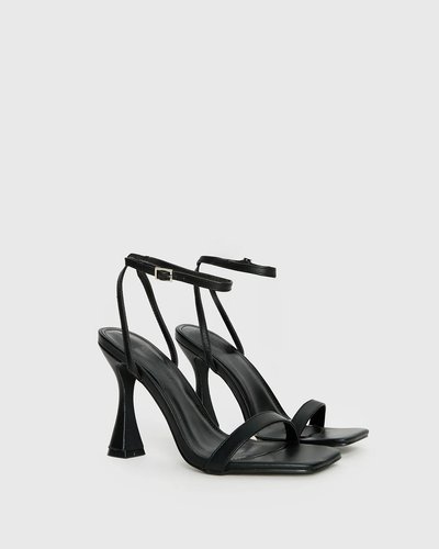 Black Ankle-Strap Heels