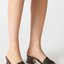 Black Woven Heeled Mules