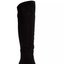 Black Suede Knee-High Boots
