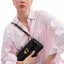 Black Compact Shoulder Bag