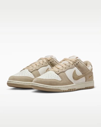Beige Low-Top Sneakers